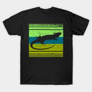 Vintage Colourful Lizard T-Shirt